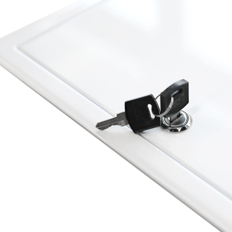 Painel de acesso em aço SS-AP210 com fechadura com chave Painel de acesso em aço SS-AP210 com fechadura com chave