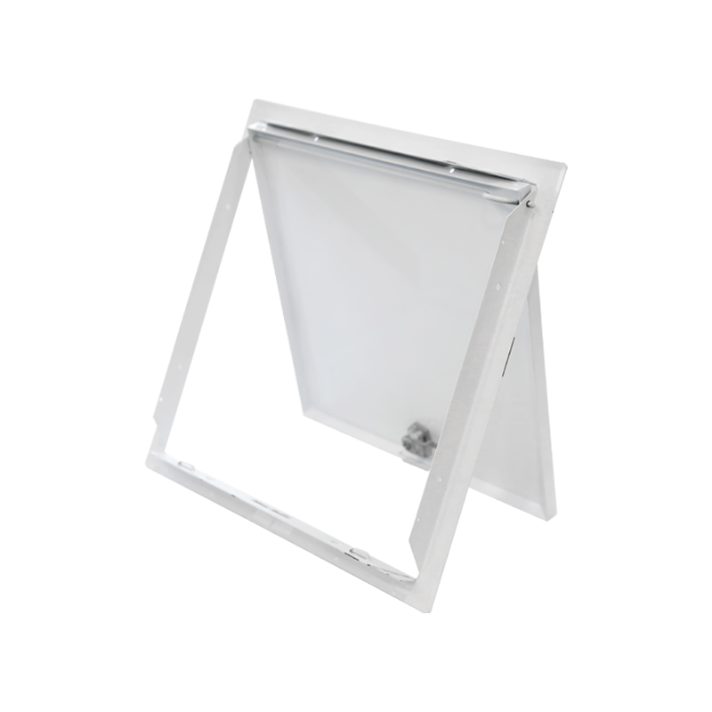 Painel de acesso em aço SS-AP210 com fechadura com chave Painel de acesso em aço SS-AP210 com fechadura com chave