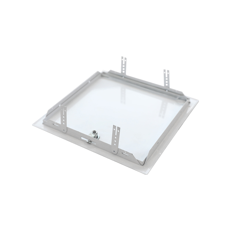 Painel de acesso em aço SS-AP210 com fechadura com chave Painel de acesso em aço SS-AP210 com fechadura com chave