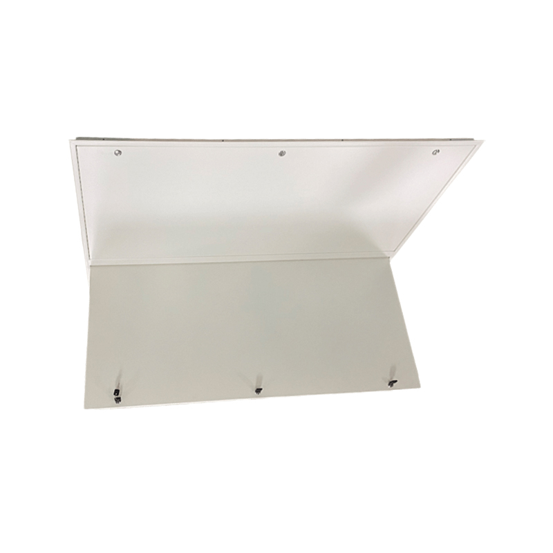 Painel de acesso em aço SS-AP210 com fechadura com chave Painel de acesso em aço SS-AP210 com fechadura com chave