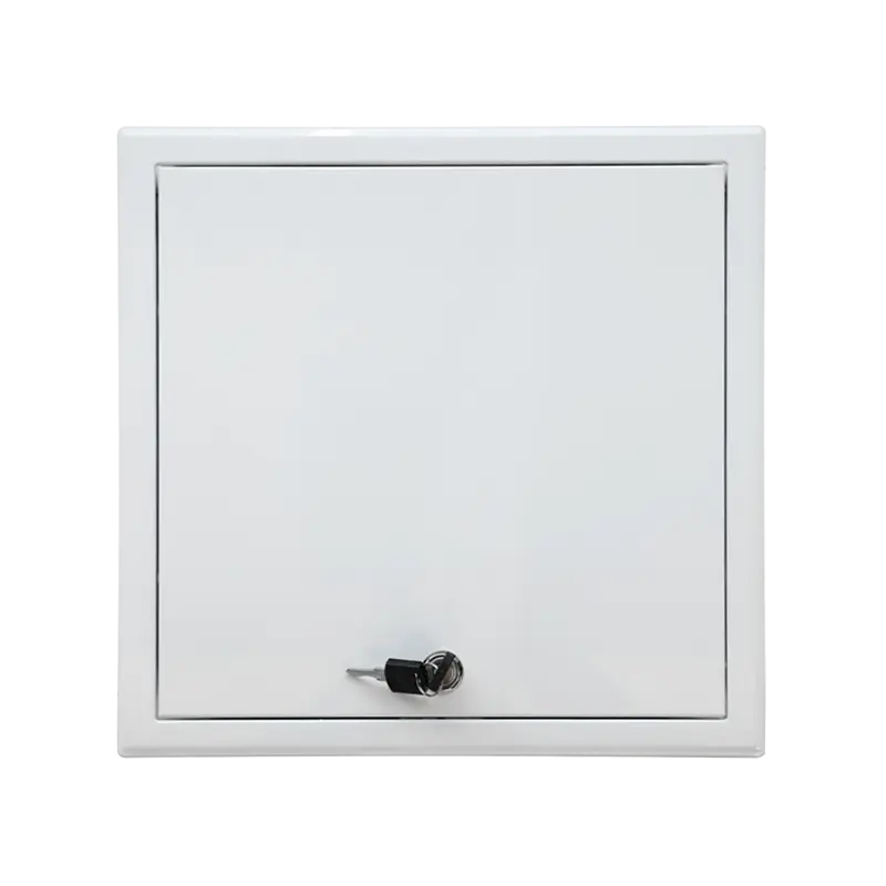 Painel de acesso em aço SS-AP210 com fechadura com chave